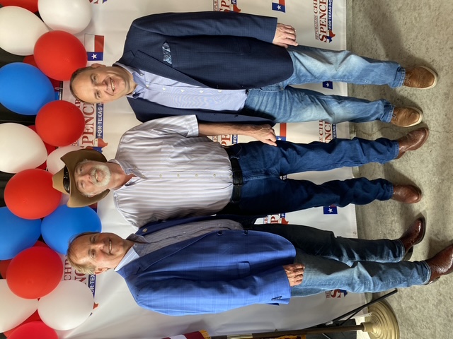 With Ken Paxton and Chris Spencer